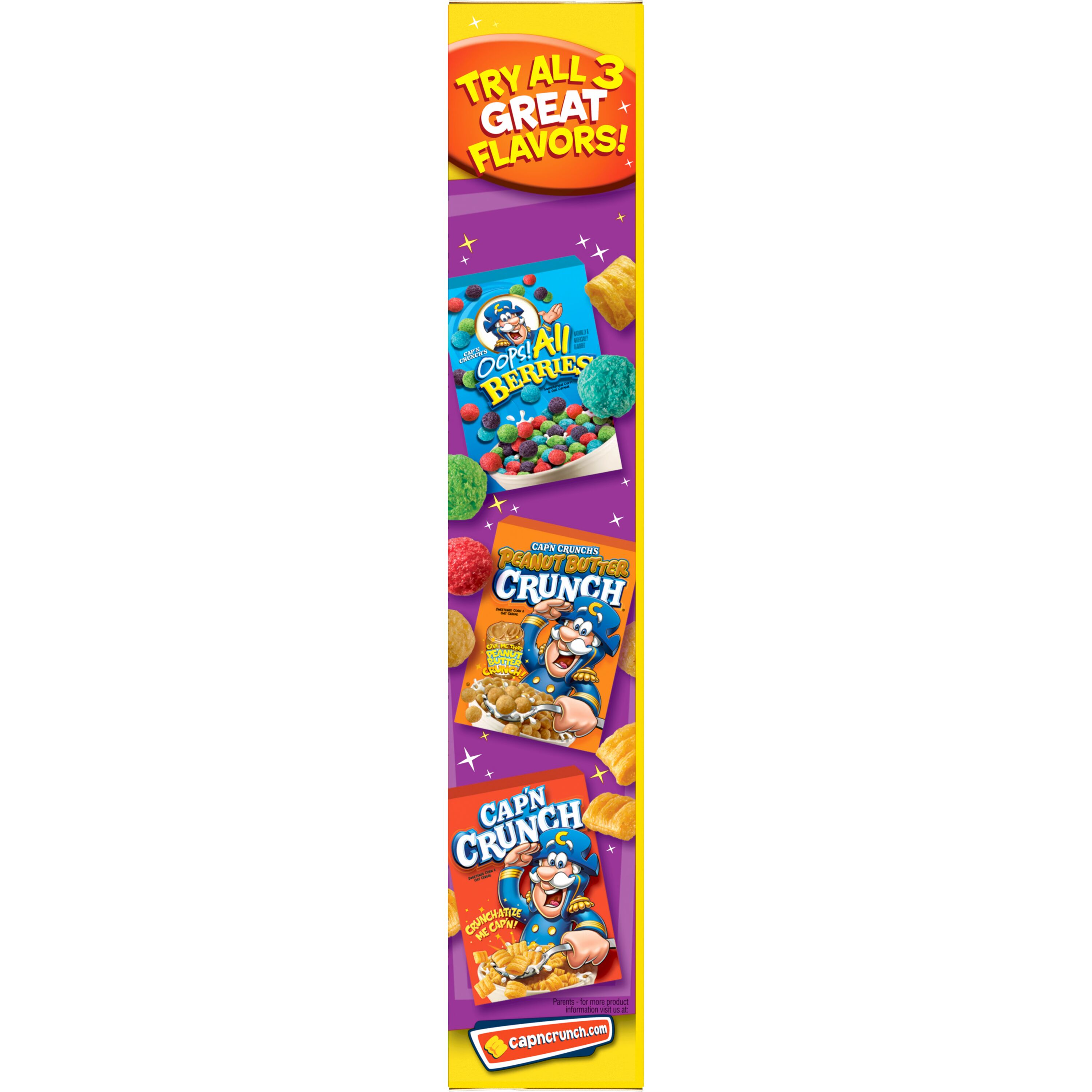 Cap'n Crunch's, Crunch Berries Naturally & Artificially Flavored, Sweetened Corn & Oat Cereal thumbnail
