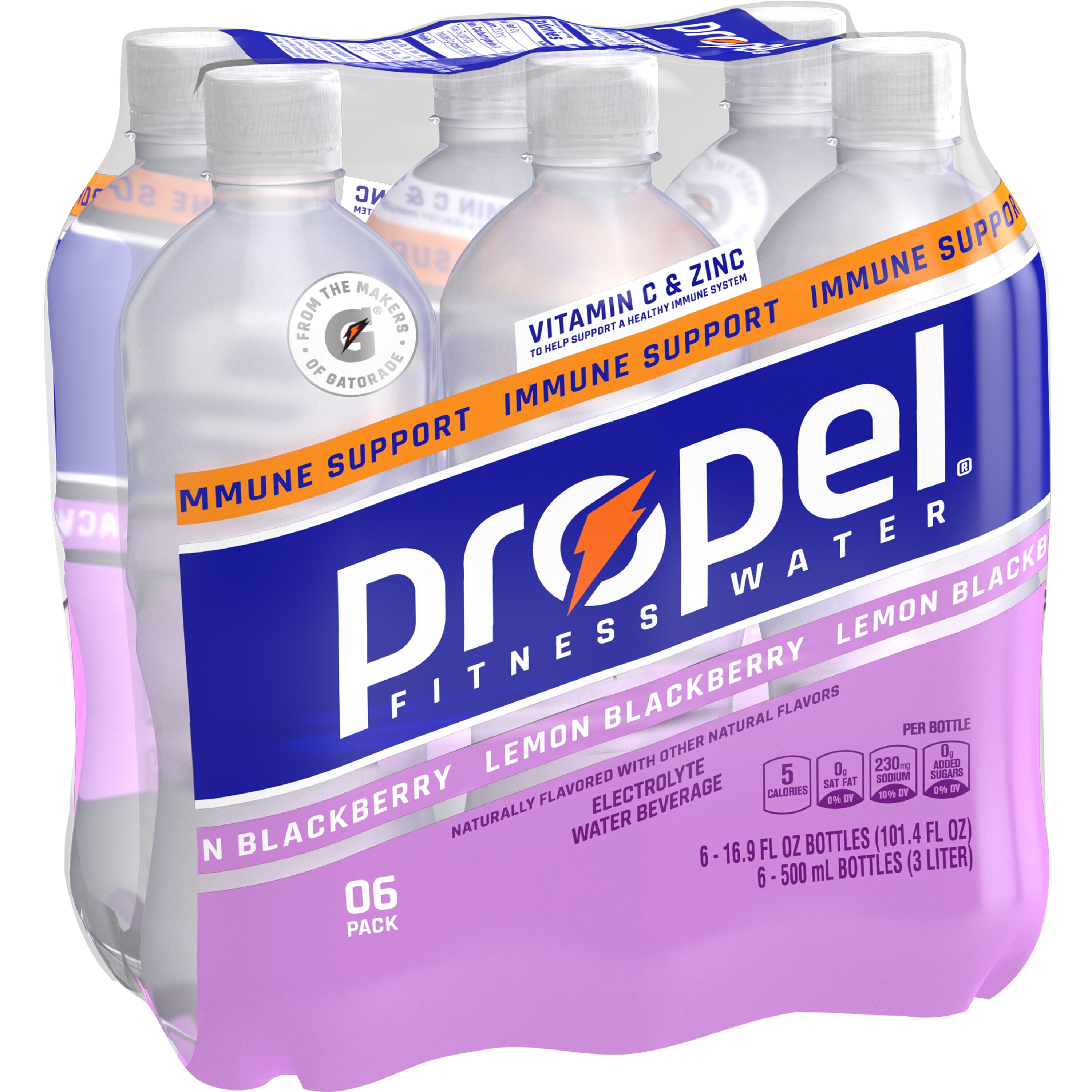Propel, Lemon Blackberry Flavored, Electrolyte Water Beverage thumbnail