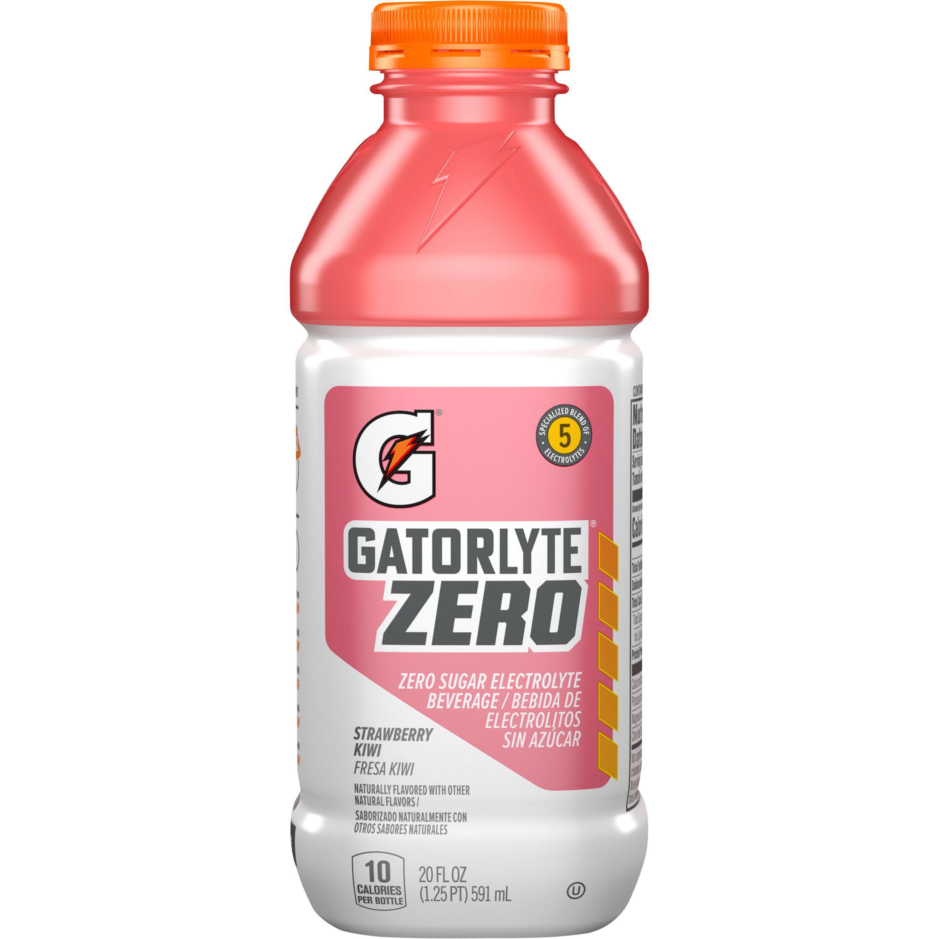 Gatorade, Gatorlyte, Zero, Strawberry Kiwi Flavored, Zero Sugar Electrolyte Beverage