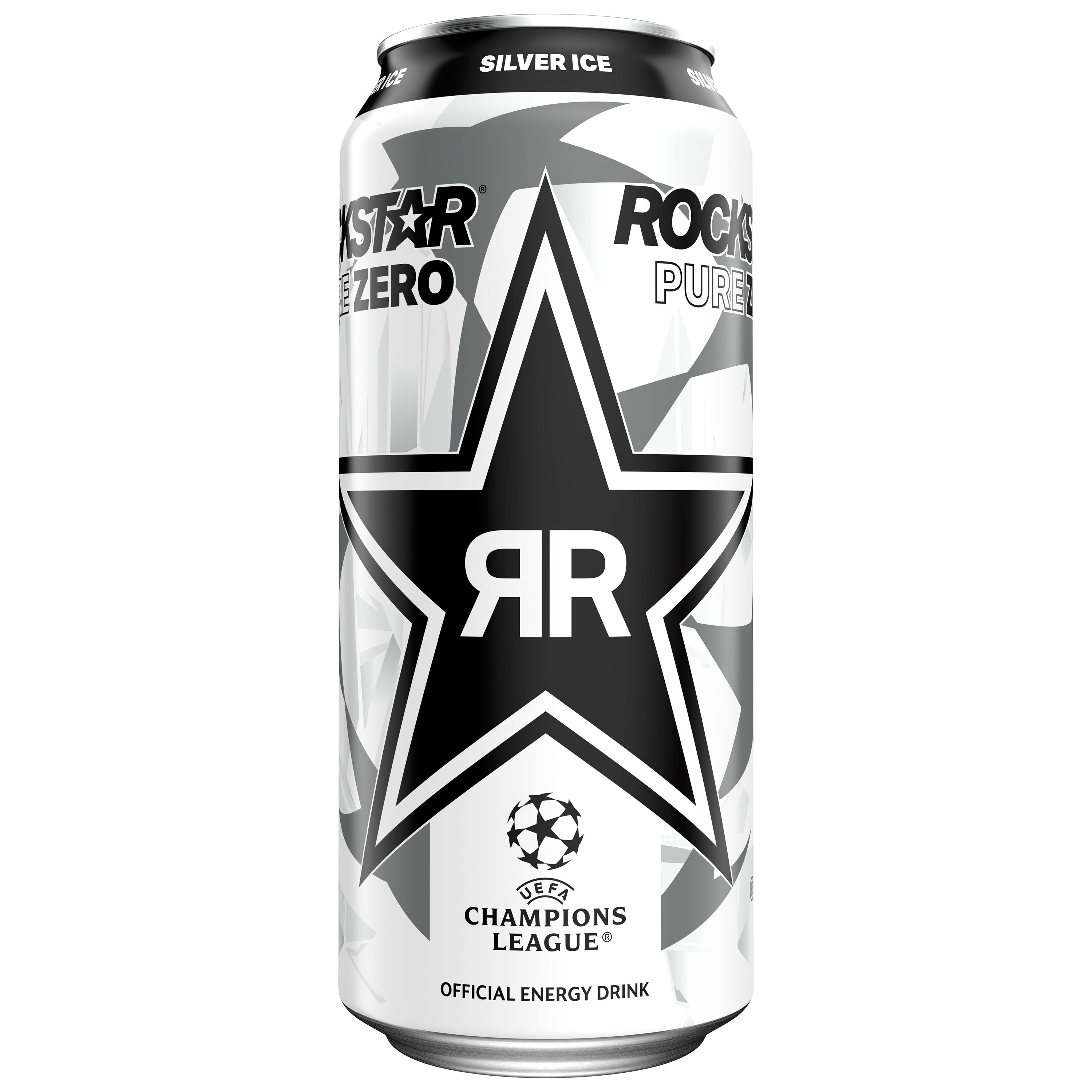 Rockstar, Pure Zero, Silver Ice, Sugar Free Energy Drink