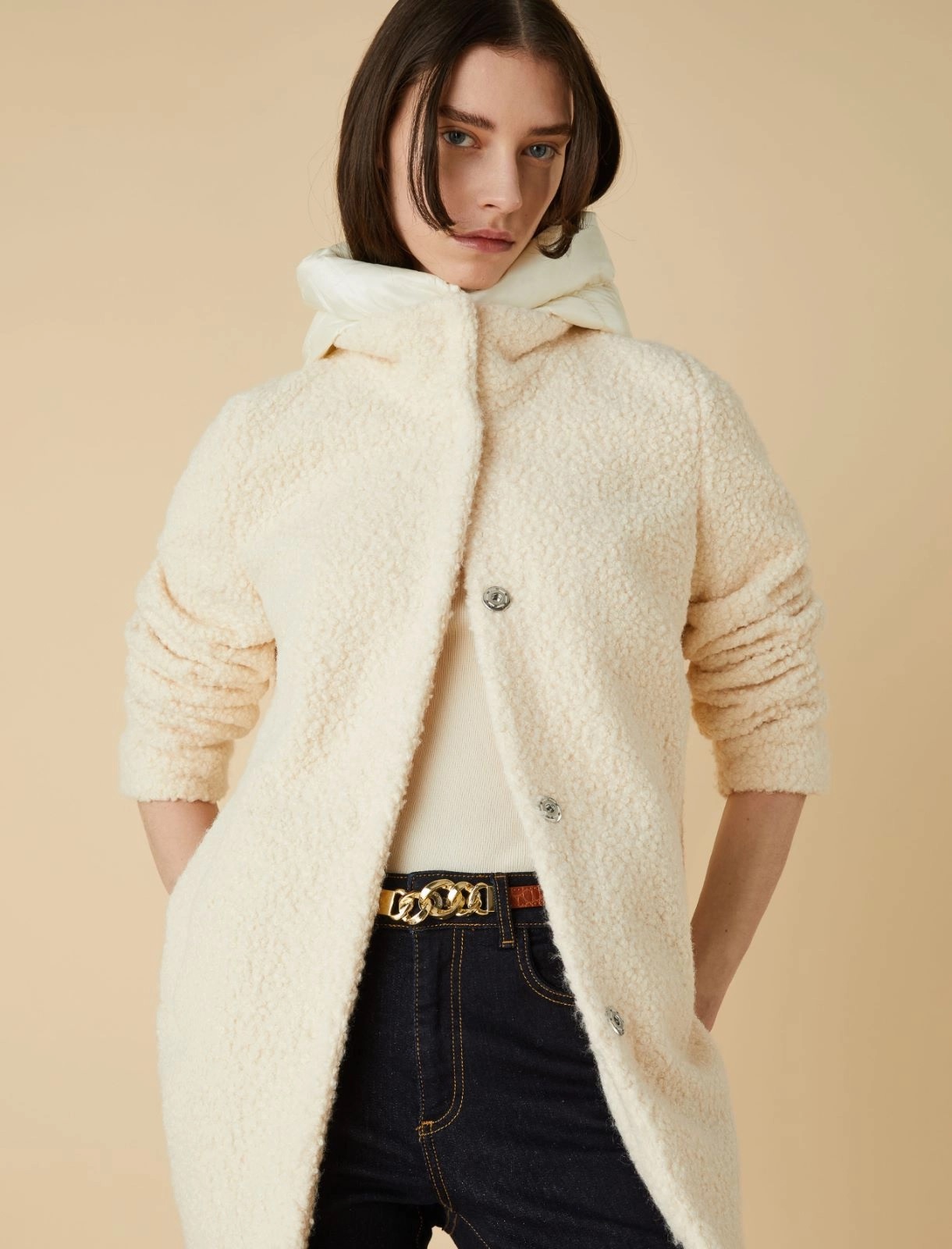 Cappotto Corto Emme Marella Cappotto Cappuccio EMME MARELLA - Main Image