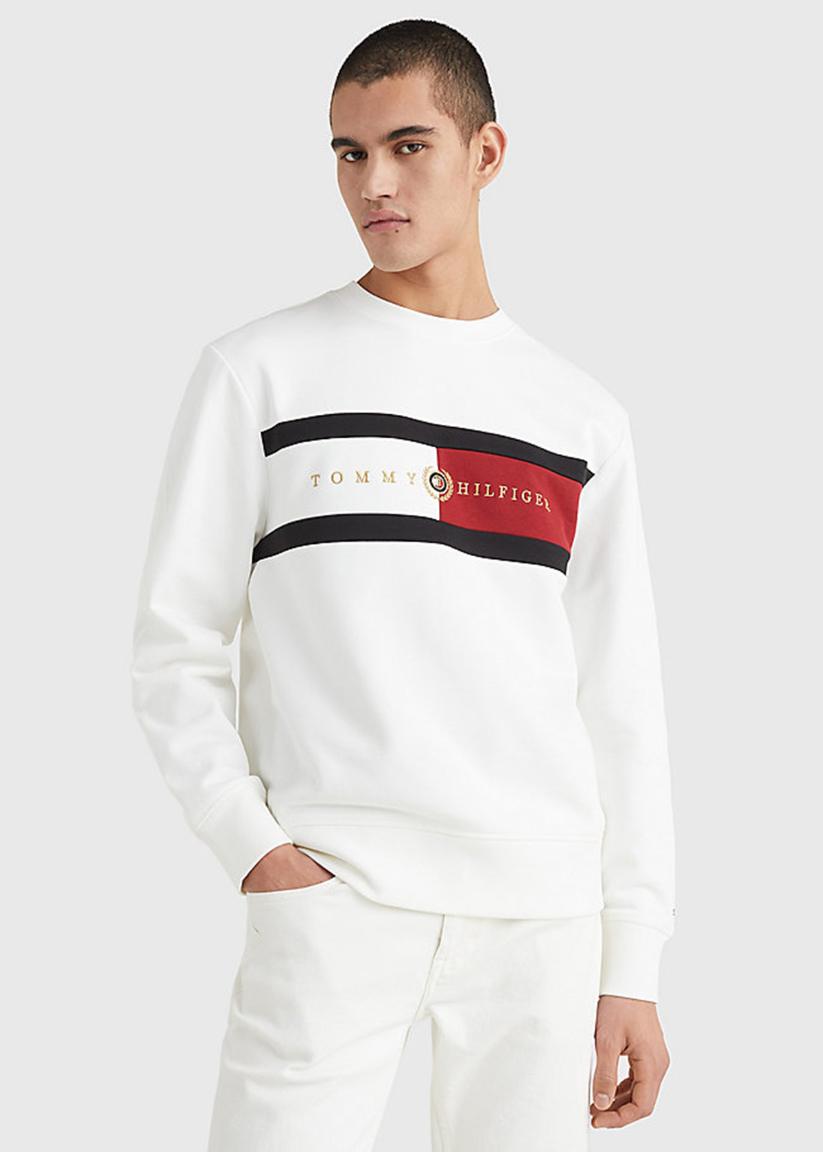 FELPA TOMMY HILFIGER - tommy hilfiger - Fashion Scoppettuolo