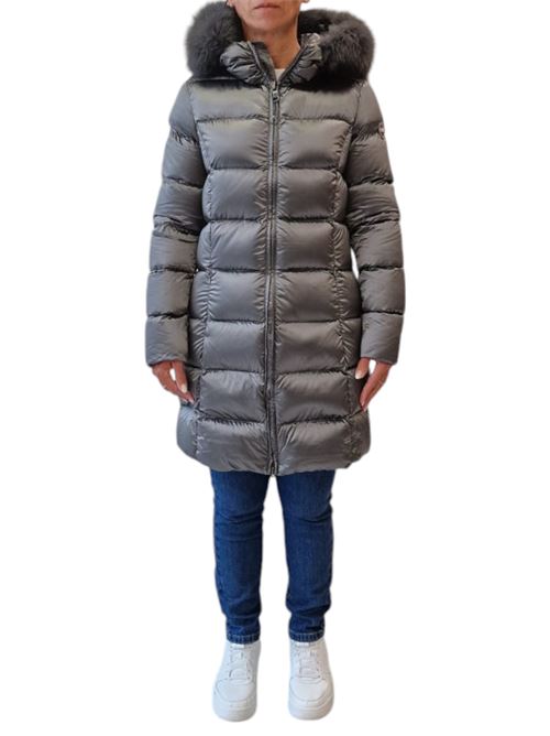 Piumino trapuntato con cappuccio in vera pelliccia staccabile COLMAR | 2221F-2YO506