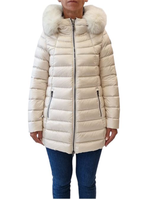 Piumino trapuntato con cappuccio in vera pelliccia staccabile COLMAR | 2233F-2YO04