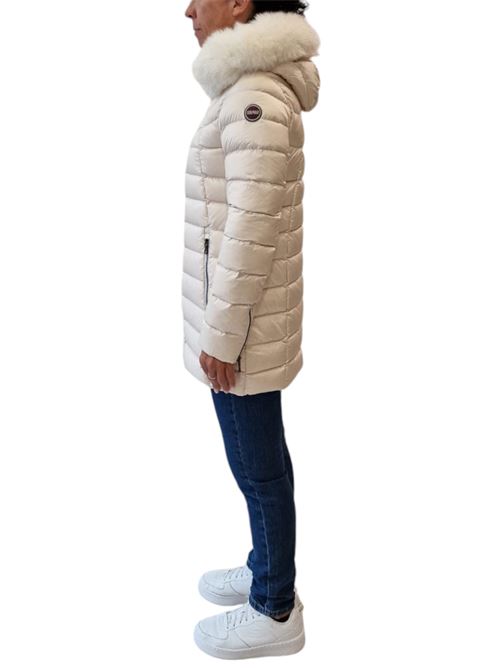 Piumino trapuntato con cappuccio in vera pelliccia staccabile COLMAR | 2233F-2YO04