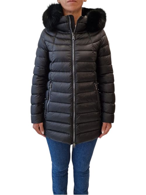 Piumino trapuntato con cappuccio in vera pelliccia staccabile COLMAR | 2233F-2YO99