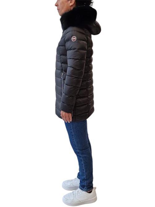 Piumino trapuntato con cappuccio in vera pelliccia staccabile COLMAR | 2233F-2YO99