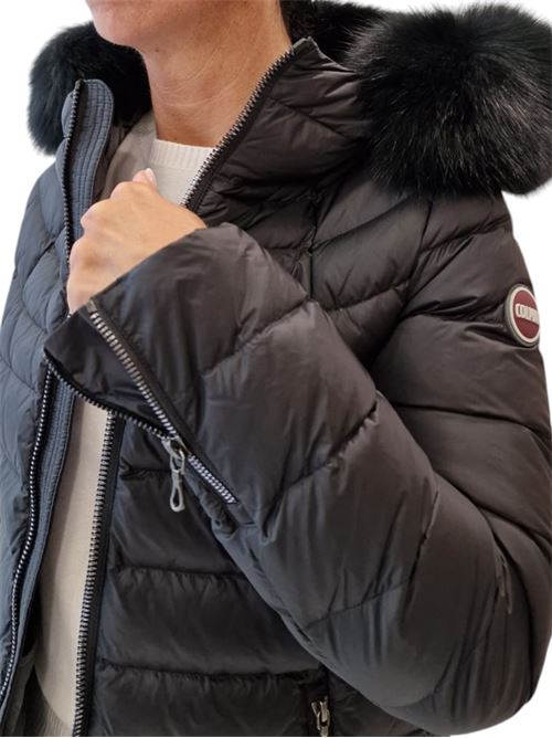Piumino trapuntato con cappuccio in vera pelliccia staccabile COLMAR | 2233F-2YO99