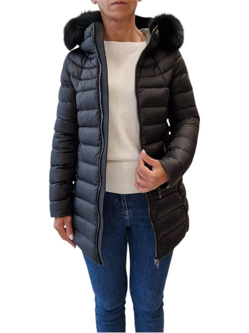 Piumino trapuntato con cappuccio in vera pelliccia staccabile COLMAR | 2233F-2YO99