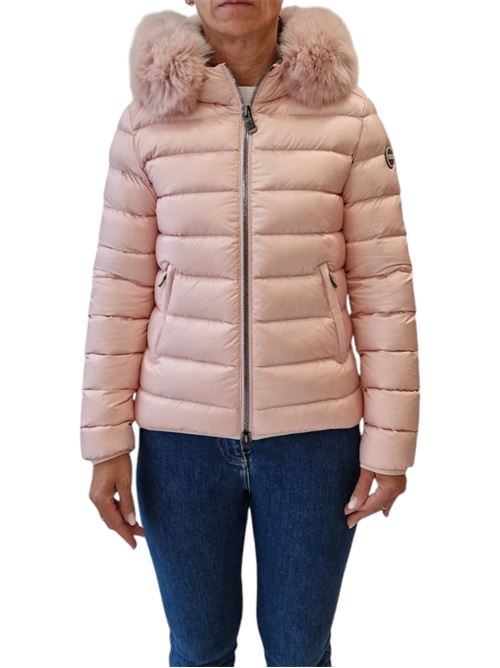 Piumino trapuntato con cappuccio in vera pelliccia staccabile COLMAR | 2286F-2YO420