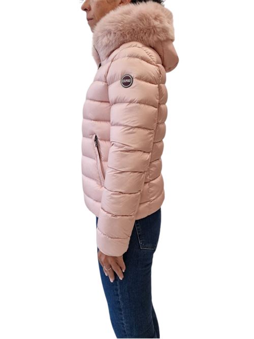 Piumino trapuntato con cappuccio in vera pelliccia staccabile COLMAR | 2286F-2YO420