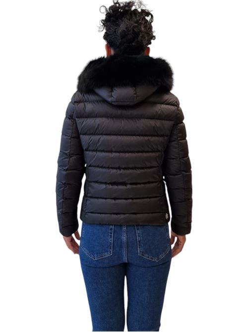 Piumino trapuntato con cappuccio in vera pelliccia staccabile COLMAR | 2286F-2YO99