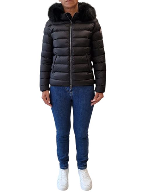 Piumino trapuntato con cappuccio in vera pelliccia staccabile COLMAR | 2286F-2YO99