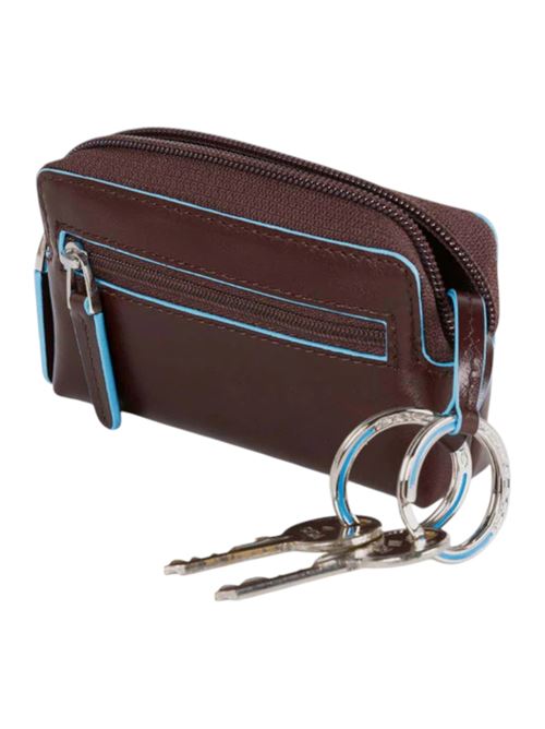 Astuccio portachiavi con due anelle PIQUADRO | PC4216B2BLU