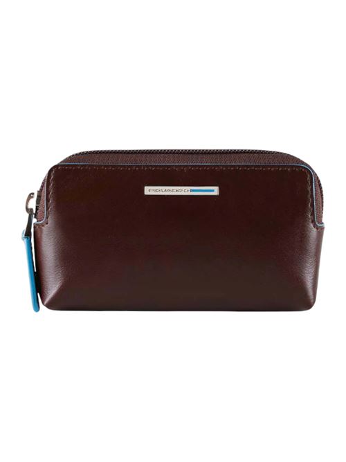 Astuccio portachiavi con due anelle PIQUADRO | PC4216B2MOGANO