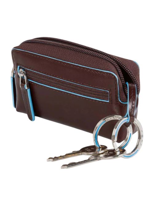 Astuccio portachiavi con due anelle PIQUADRO | PC4216B2NERO