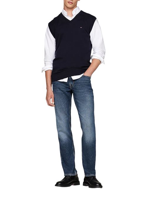 Pullover smanicato con scollatura a V TOMMY HILFIGER | MW0MW33114DW5