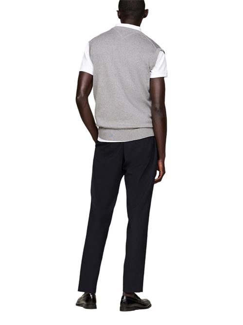 Pullover smanicato con scollatura a V TOMMY HILFIGER | MW0MW33114P91