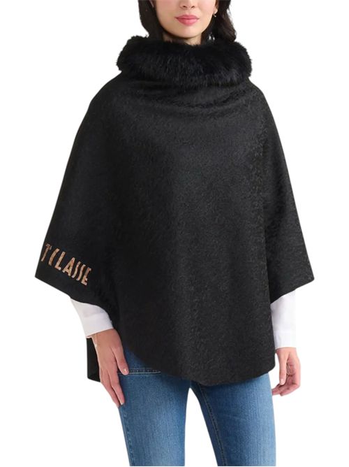 Poncho con collo in ecopelliccia ALVIERO MARTINI | P088/17700001
