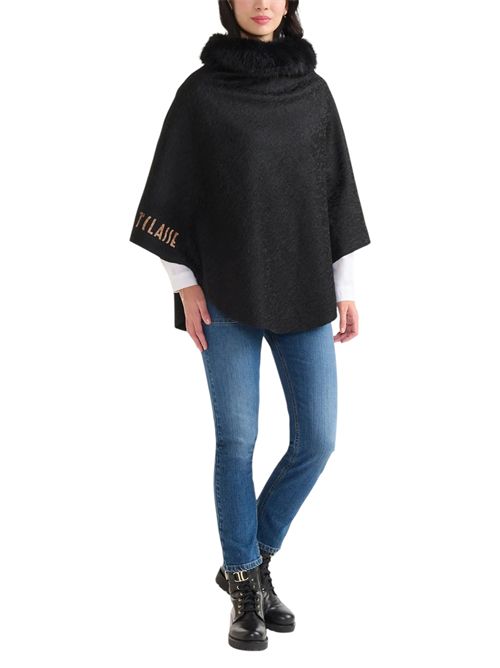 Poncho con collo in ecopelliccia ALVIERO MARTINI | P088/17700001