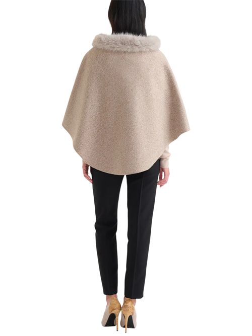 Poncho con collo in ecopelliccia ALVIERO MARTINI | P088/17700945