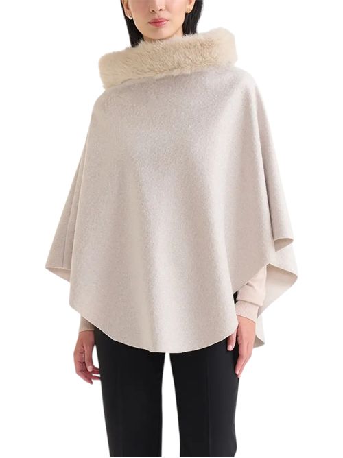 Poncho con collo in ecopelliccia ALVIERO MARTINI | P088/17700948