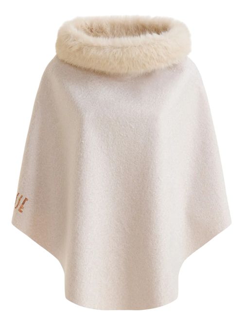 Poncho con collo in ecopelliccia ALVIERO MARTINI | P088/17700948