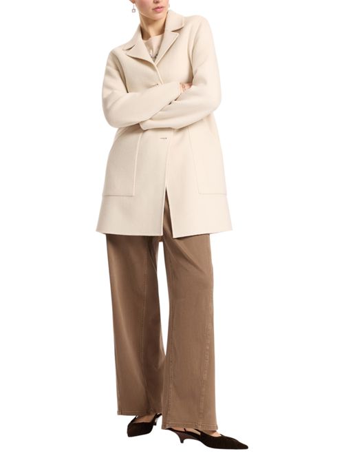 Cappotto sartoriale in tessuto double ELENA MIRO | 8134P000044N02