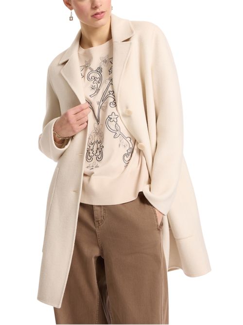 Cappotto sartoriale in tessuto double ELENA MIRO | 8134P000044N02