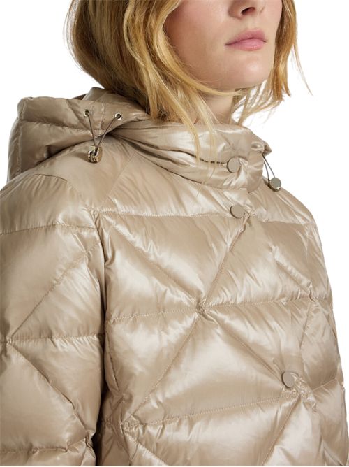 Piumino trapuntato con cappuccio ELENA MIRO | F895P000151N02