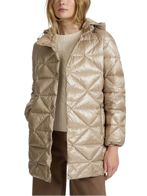 Piumino trapuntato con cappuccio ELENA MIRO | F895P000151N02