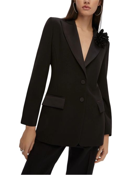 Blazer monopetto con scollo in raso sonni EMME MARELLA | 2525046092008