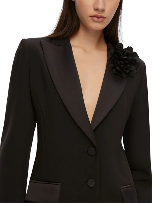 Blazer monopetto con scollo in raso sonni EMME MARELLA | 2525046092008