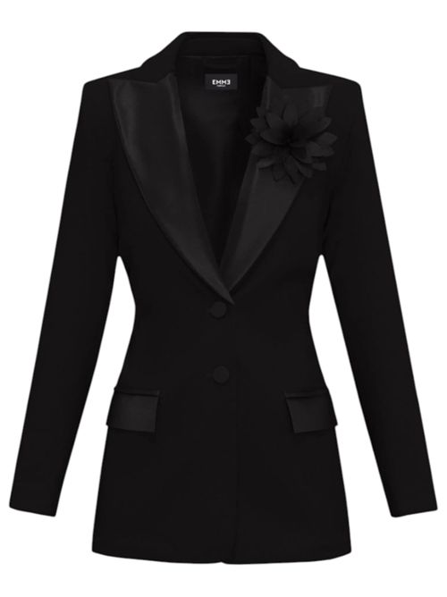 Blazer monopetto con scollo in raso sonni EMME MARELLA | 2525046092008