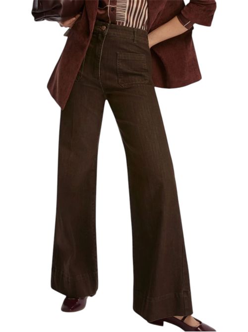 Pantalone slim flare ruspa EMME MARELLA | 2525136042003