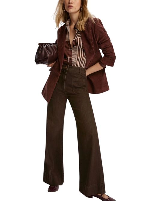 Pantalone slim flare ruspa EMME MARELLA | 2525136042003