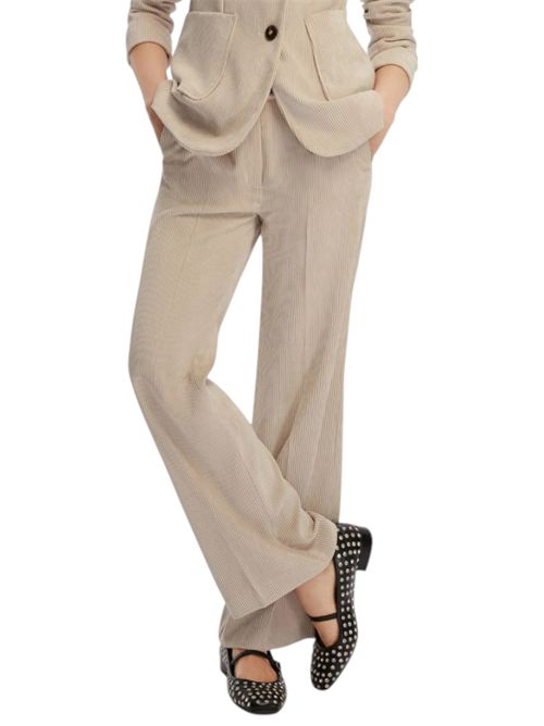 Pantalone dritto in velluto destino EMME MARELLA | 2525136052002