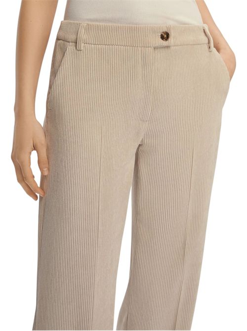 Pantalone dritto in velluto destino EMME MARELLA | 2525136052002