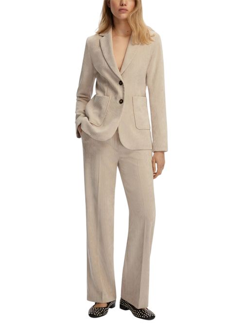 Pantalone dritto in velluto destino EMME MARELLA | 2525136052002