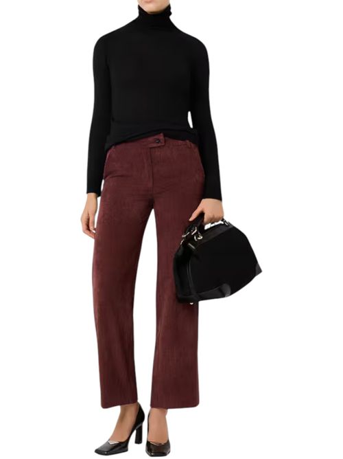 Pantalone dritto in velluto destino EMME MARELLA | 2525136052004