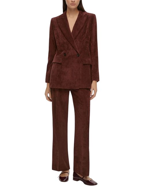 Pantalone dritto in velluto destino EMME MARELLA | 2525136052004