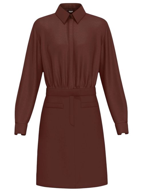 Abito con doppio materiale ampezzo EMME MARELLA | 2525226012005