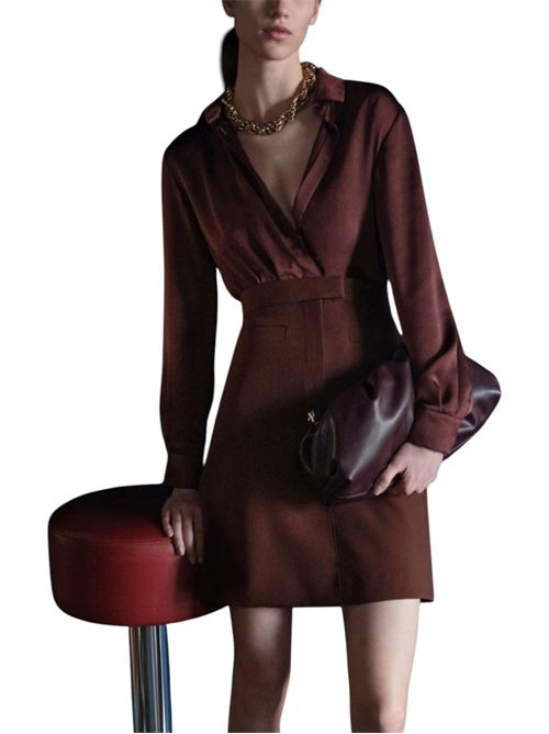 Abito con doppio materiale ampezzo EMME MARELLA | 2525226012005