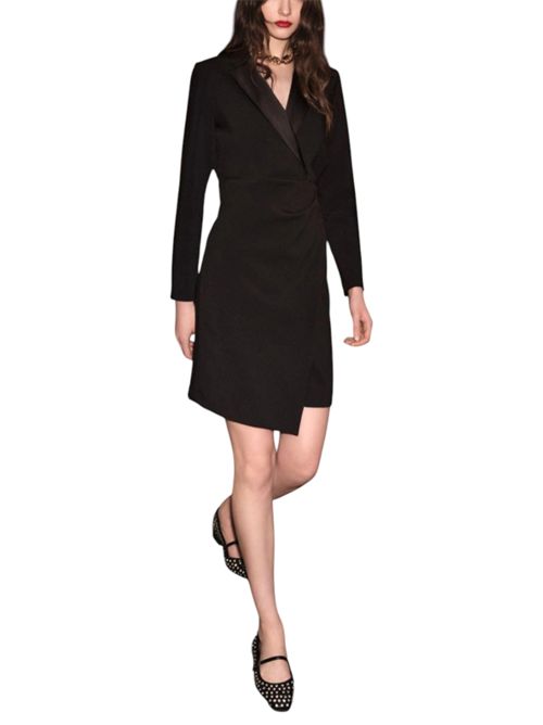 Abito incrociato in tessuto stretch wainer EMME MARELLA | 2525226052008