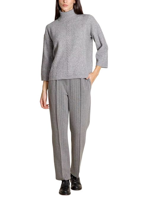 Maglia svasata con paillett lido EMME MARELLA | 2525366032006