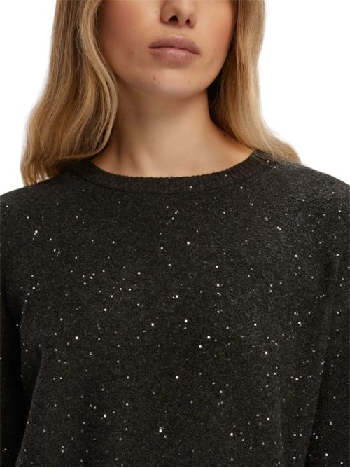 Maglia in filato comfy con paillette ruth EMME MARELLA | 2525366352005