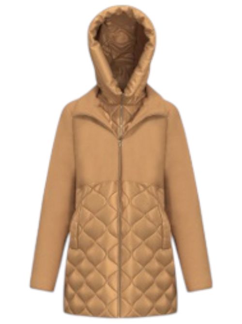 Piumino imbottito corto con dettagli trapuntati amore EMME MARELLA | 2525486092003