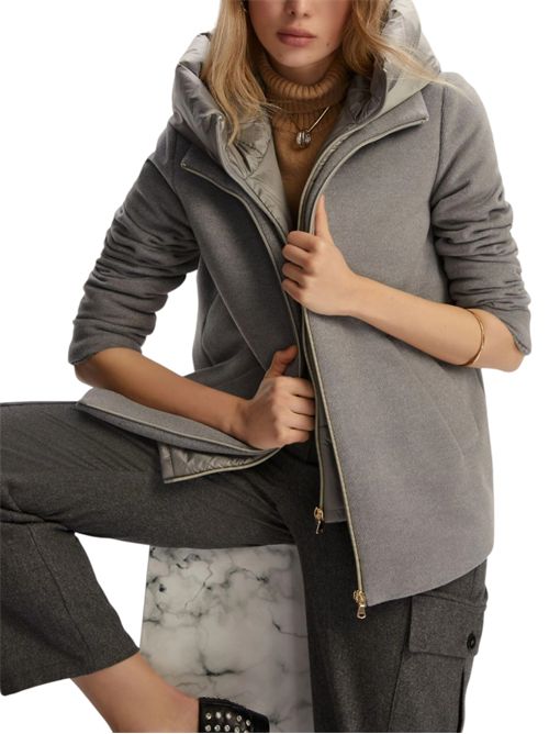 Giaccone imbottito in panno soft sorriso EMME MARELLA | 2525486182010