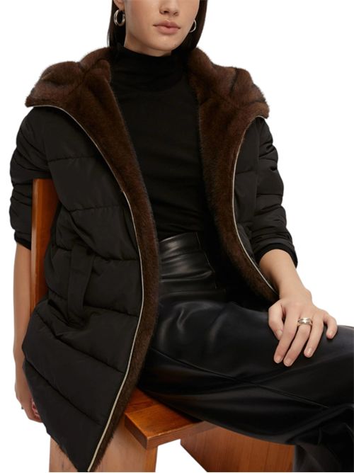 Piumino lungo in taffetà  gebel EMME MARELLA | 2525486192005