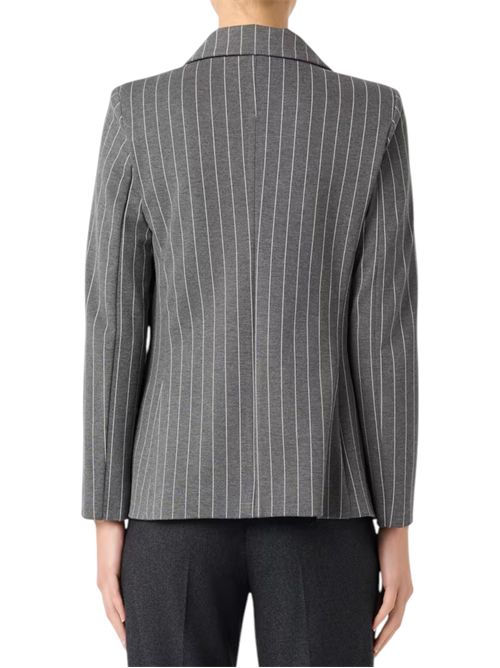 Blazer in jersey gessato drink EMME MARELLA | 2525916062001